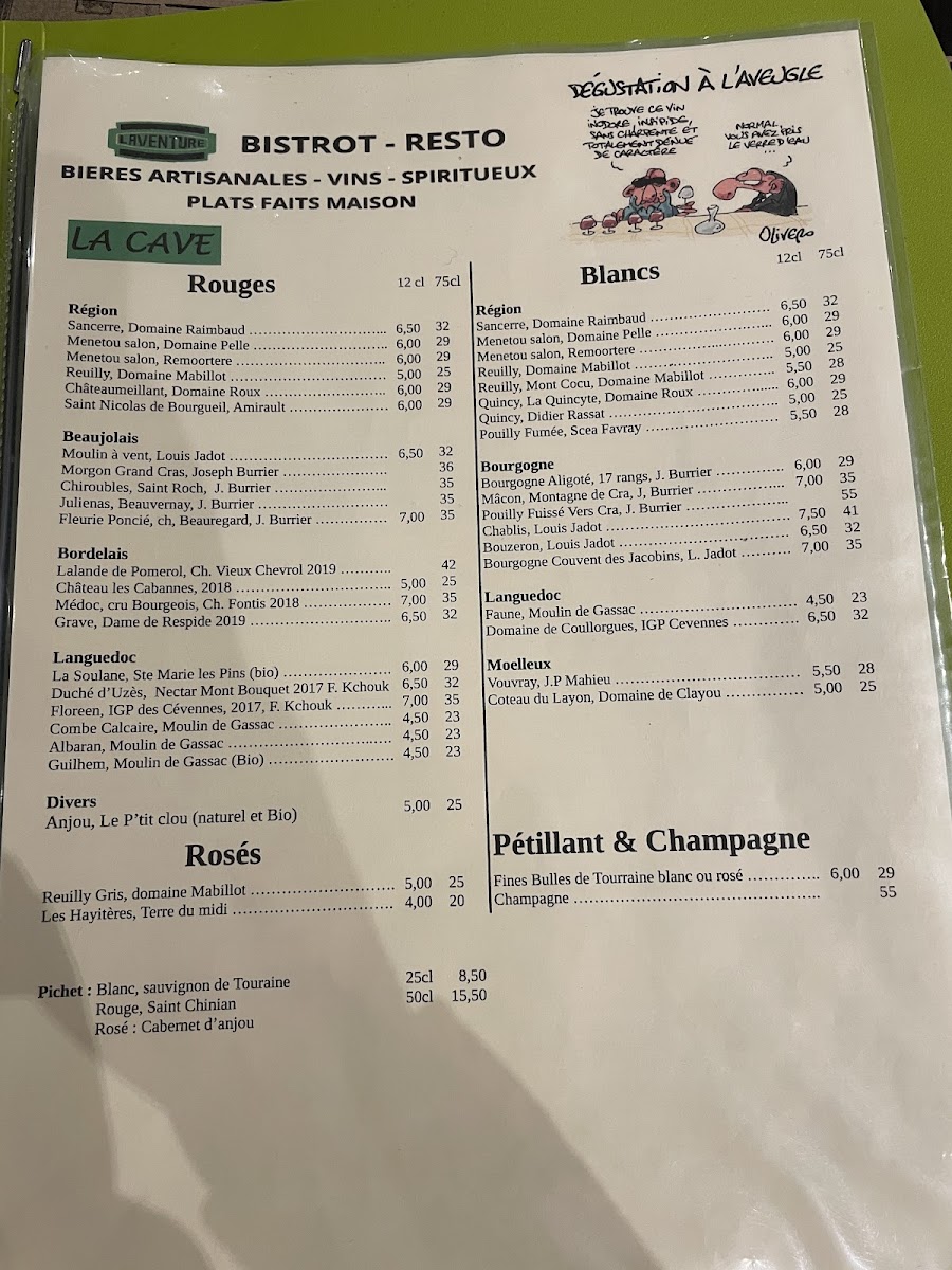 Menu Laventure Afterworks-1